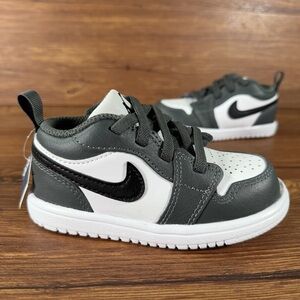 NEW Jordan 1 Low ‘Iron Grey Summit White’ Sneakers Size 7C Shoes